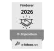 The seal for the IT scholarship by e-fellows a white rectangular sign with black text and handshake